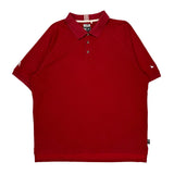 Adidas Polo Shirt - XL Red Cotton