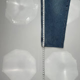 Outkast Cargo Jeans - 37W 33L Blue Cotton