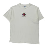 Hanes Graphic T-Shirt - Large White Cotton