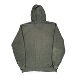Carhartt Spellout Hoodie - XL Grey Cotton Blend