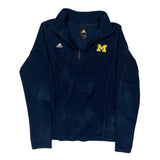 University Of Michigan Adidas College Fleece - Medium Blue Polyester