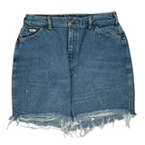 Lee Denim Shorts - 30W UK 12 Blue Denim