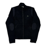 Lacoste Fleece Jacket - Small Black Polyester