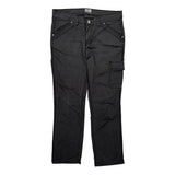 Mountain Hard Wear Cargo Trousers - 35W 31L Black Cotton Blend