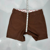 Dickies Chino Shorts - 34W 6L Brown Cotton