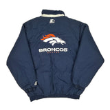 Denver Broncos Starter Nfl Puffer - XL Orange Polyester