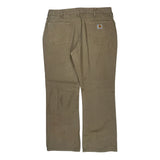Carhartt Trousers - 36W 31L Khaki Cotton