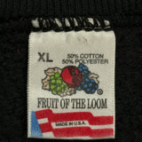Iowa Football Fruit Of The Loom College Sweatshirt - XL Black Cotton Blend