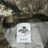 Mossy Oak Camo Long Sleeve T-Shirt - Medium Camo Cotton