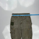 Carhartt Cargo Trousers - 32W 32L Grey Cotton