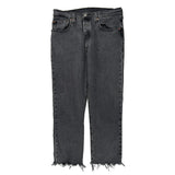 501 Levis Jeans - 32W 27L Gray Cotton