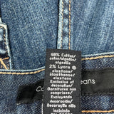 Calvin Klein Jeans Boot Cut Jeans - 32W US 6 Blue Cotton