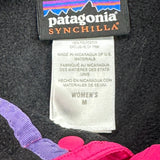 Synchilla Patagonia Collared Snap-T Fleece - Medium Black Polyester