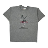 Disney Cartoon T-Shirt - Small Grey Cotton