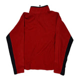 The North Face Fleece - Large Red Polyester