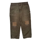 Carhartt Double Knee Carpenter Trousers - 36W 30L Brown Cotton