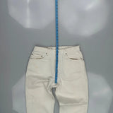 Made In USA Levis 505 Jeans - 30W 30L White Cotton