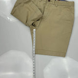 Tommy Hilfiger Chino Shorts - 36W 10L Beige Cotton