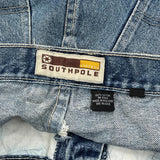 Southpole Hip Hop Carpenter Shorts - 37W 18L Blue Cotton