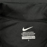 Age 7 Nike Track Jacket - Medium Black Polyester