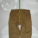 Dickies Carpenter Pants - 36W 33L Brown Cotton