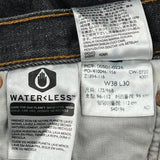 Levis 501 Jeans - 34W 30L Black Cotton