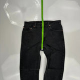 Levis Jeans - 32W 30L Black Cotton