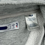 Fila 1/4 Zip - Large Gray Cotton Blend