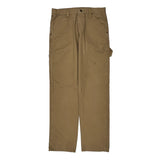 Wrangler Carpenter Pants - 32W 34L Brown Cotton