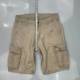 Levis Cargo Shorts - 31W 11L Beige Cotton