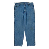 Wrangler Carpenter Pants - 38W 32L Blue Cotton