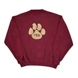 Made In USA Russell Athletic Sms Football Sweatshirt - 2XL Burgundy Cotton