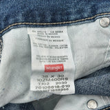 Wrangler Carpenter Pants - 38W 30L Blue Cotton