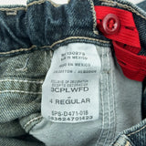 Age 4 Wrangler Denim Shorts - Xx-Smallw 5L Dark Wash Cotton