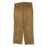 Dickies Carpenter Pants - 34W 30L Brown Cotton