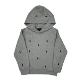 Age 8 Polo By Ralph Lauren Hoodie - Small Gray Cotton