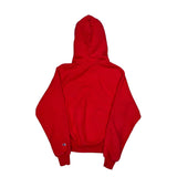 Reverse Weave Champion Hoodie - Small Red Cotton