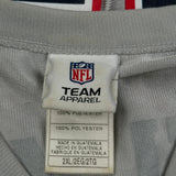 New England Patriots N.F.L. Team Apparel Nfl Jersey - 2XL Grey Polyester