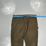 Carhartt Carpenter Trousers - 38W 32L Brown Cotton