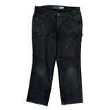 Carhartt Cargo Trousers - 34W 30L Black Cotton