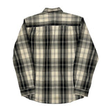 Carhartt Checked Flannel Shirt - Medium Black & White Cotton