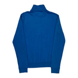 Ralph Lauren 1/4 Zip - Large Blue Cotton