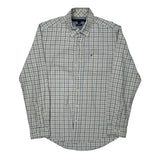 Tommy Hilfiger Checked Shirt - Medium Blue Cotton