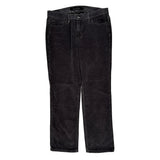 Calvin Klein Jeans Cord Trousers - 30″ Waist Black Cotton