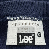 Made In USA Lee College Sweatshirt - 2XL Navy Cotton