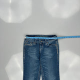 Zenim Boot Cut Jeans - 28W UK 6 Blue Cotton