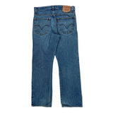 Levis Boot Cut Jeans - 32W 30L Blue Cotton