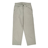 Lee Carpenter Trousers - 33W 33L Beige Cotton