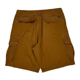Lee Cargo Shorts - 34W 10L Brown Cotton