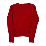 Age 8-9 Polo By Ralph Lauren Cardigan - Medium Red Cotton